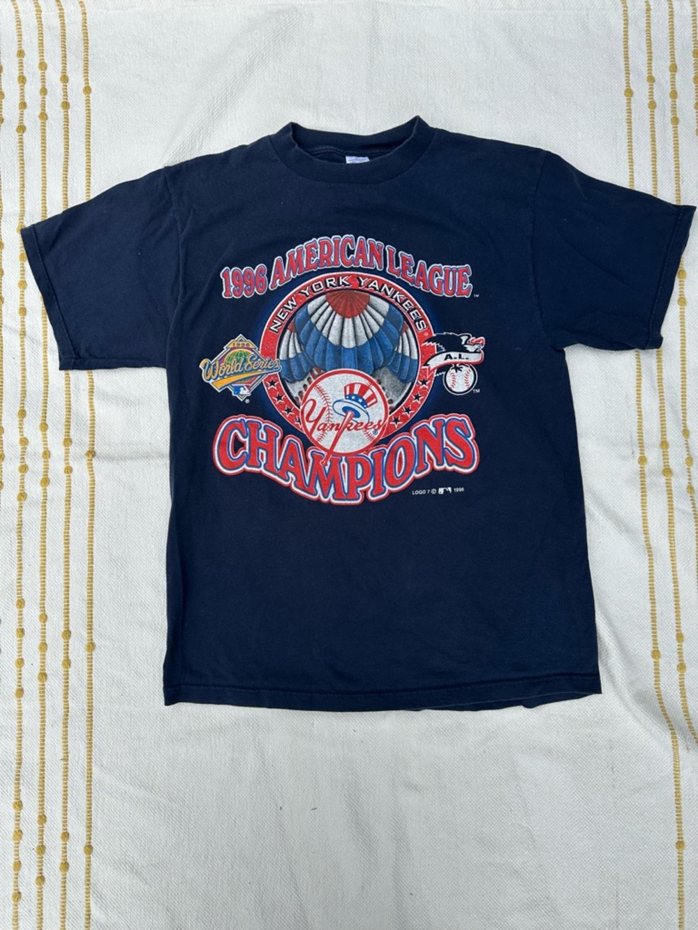 1996 New York Yankees American League Champions Vintage Tee